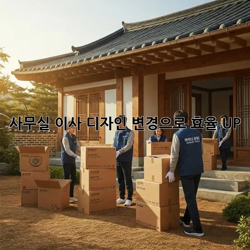 사무실 이사? 디자인 변경으로 효율 UP!
