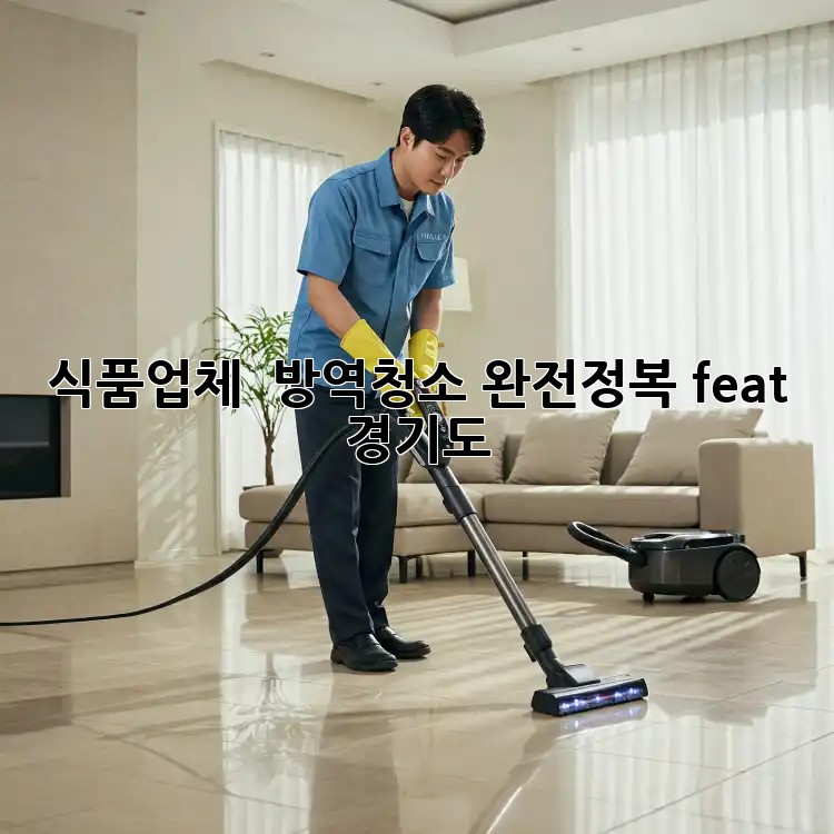 식품업체 🌟 방역청소 완전정복! (feat. 경기도)