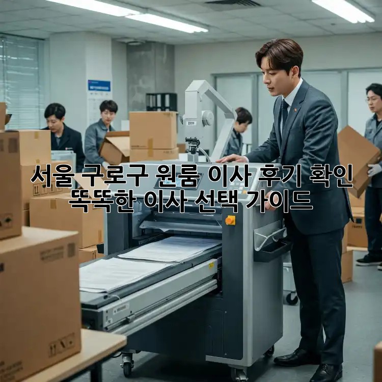서울 구로구 원룸 이사 후기 확인: 똑똑한 이사 선택 가이드