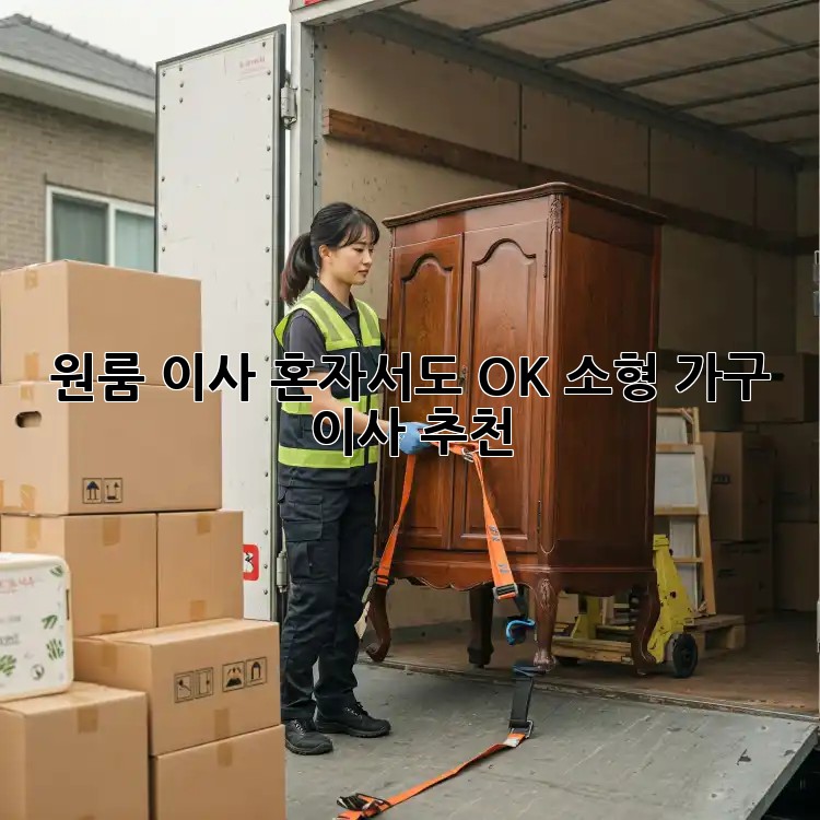 원룸 이사, 혼자서도 OK! 소형 가구 이사 추천