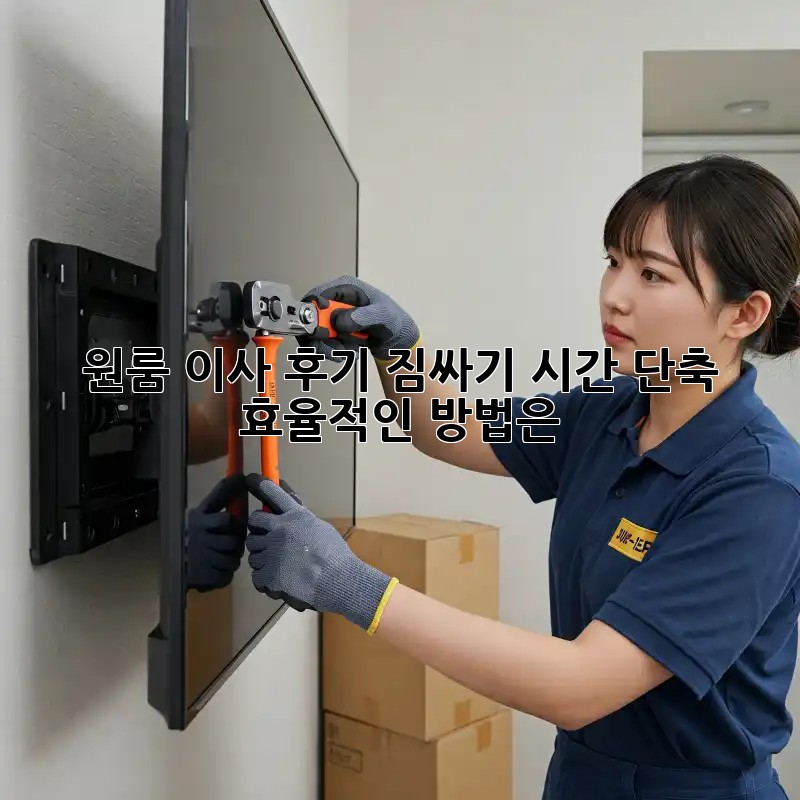 원룸 이사 후기: 짐싸기 시간 단축, 효율적인 방법은?