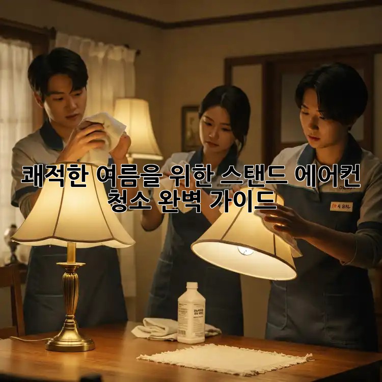 쾌적한 여름을 위한 스탠드 에어컨 청소 완벽 가이드
